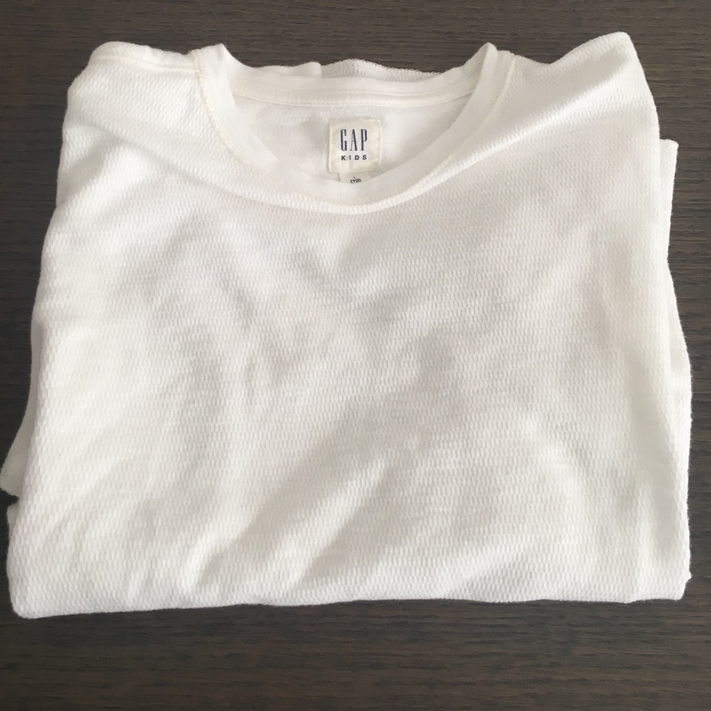 Boys GAP thermal cotton long sleeve. Size 10.